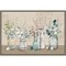 Cotton Bouquet in Vases I by Mary Urban 23-in. W x 16-in. H. Canvas Wall Art Print Framed in Grey